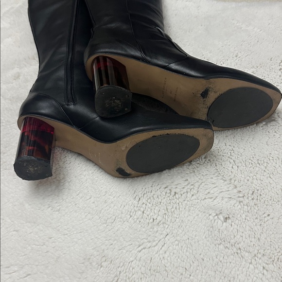 Kurt Geiger London Stride Knee-High Leather Boots - Picture 4 of 6